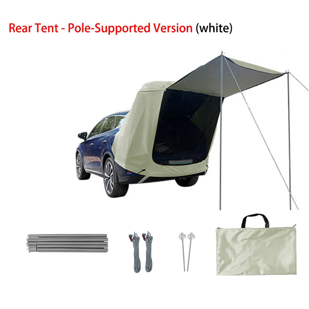 NesiTrik SUV Camping Tent - Water-Resistant Tailgate Canopy Shelter