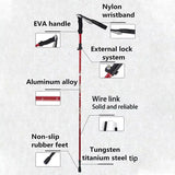 NordVaxi Folding Nordic Walking Poles for Hiking & Trekking