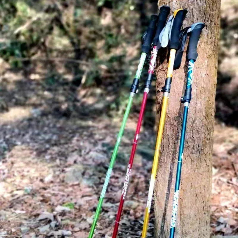 NordVaxi Folding Nordic Walking Poles for Hiking & Trekking