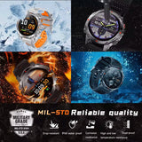Pexoriax Rugged GPS Smartwatch with AMOLED Display
