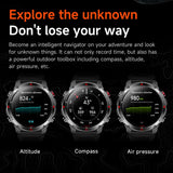 Pexoriax Rugged GPS Smartwatch with AMOLED Display