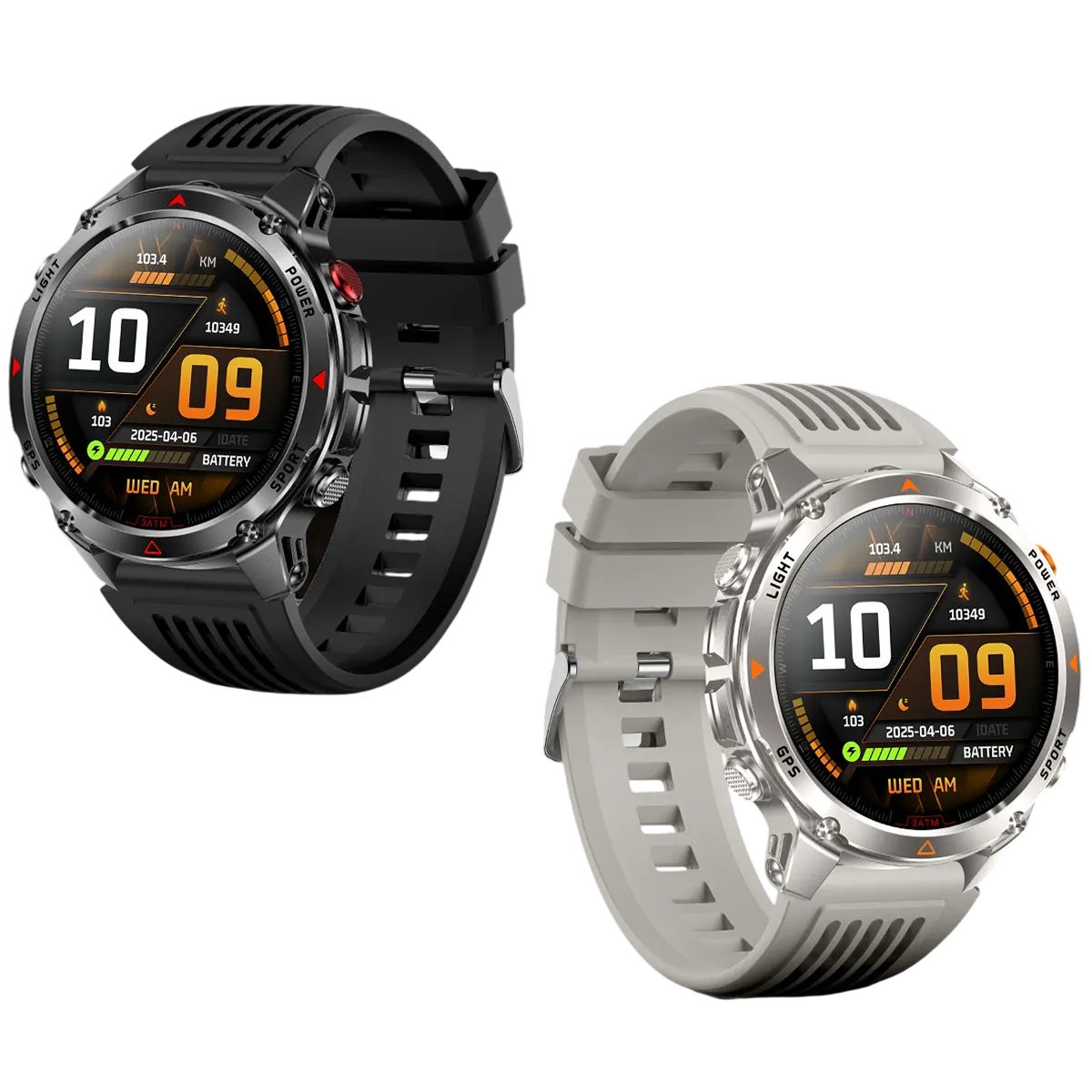 Pexoriax Rugged GPS Smartwatch with AMOLED Display