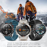 Pexoriax Rugged GPS Smartwatch with AMOLED Display