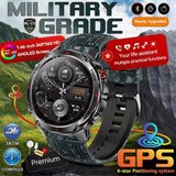 Pexoriax Rugged GPS Smartwatch with AMOLED Display