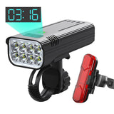 PumiLoci 3600LM Rechargeable Bicycle Light Set UK