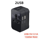 PlugoNes Universal Travel Plug Adapter | 150+ Countries & Dual USB