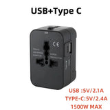 PlugoNes Universal Travel Plug Adapter | 150+ Countries & Dual USB