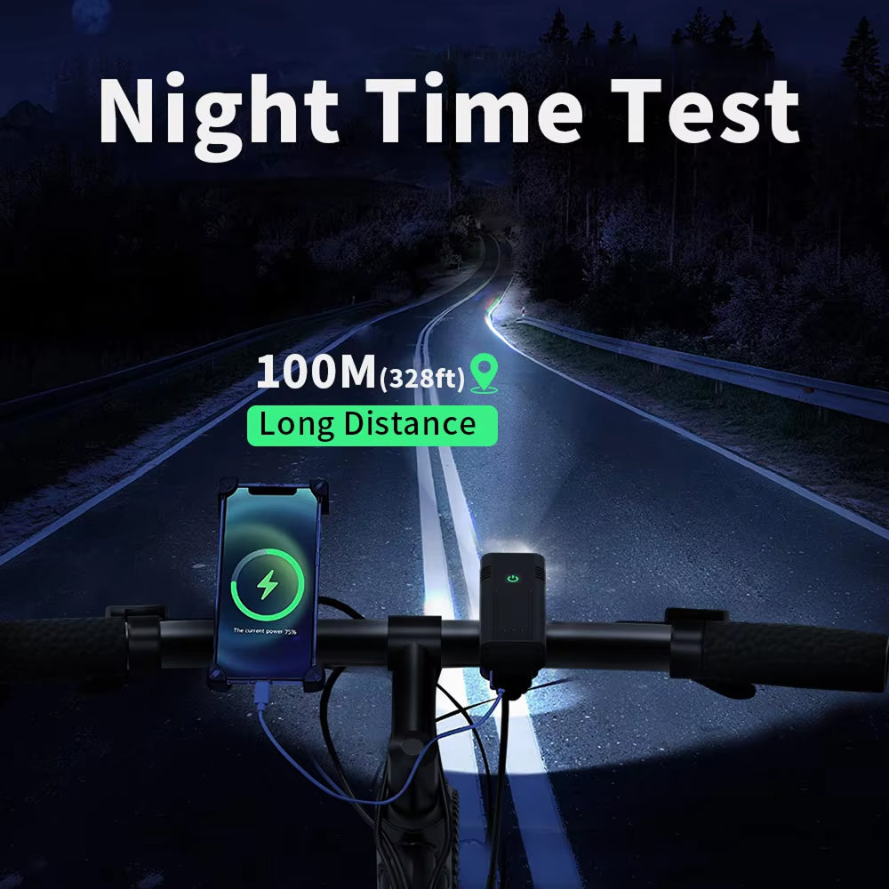 PumiLoci 3600LM Rechargeable Bicycle Light Set UK