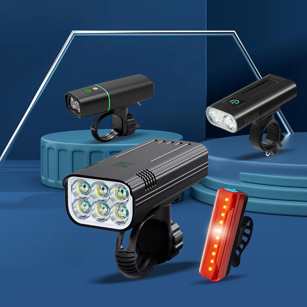 PumiLoci 3600LM Rechargeable Bicycle Light Set UK