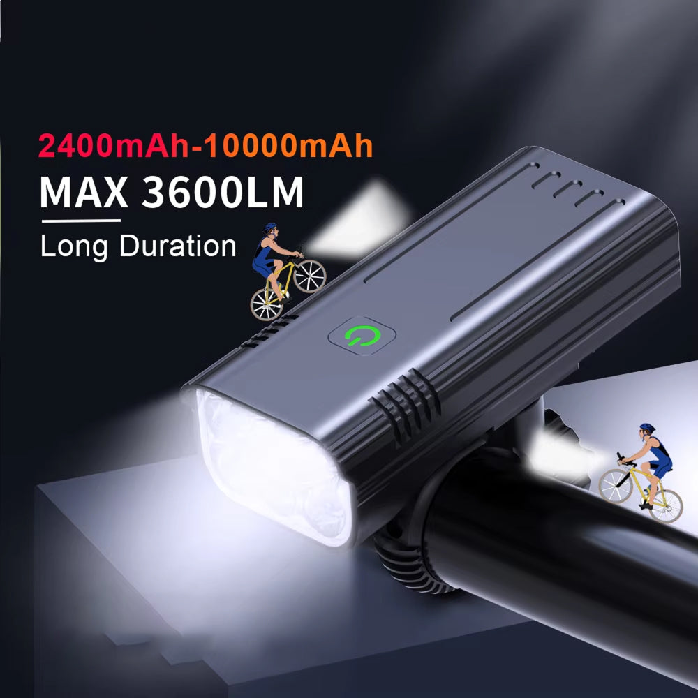 PumiLoci 3600LM Rechargeable Bicycle Light Set UK