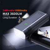 PumiLoci 3600LM Rechargeable Bicycle Light Set UK
