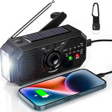 RadnixSkio Emergency Solar Hand Crank Radio UK