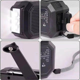 RadnixSkio Emergency Solar Hand Crank Radio UK