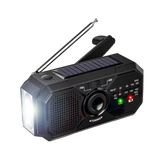 RadnixSkio Emergency Solar Hand Crank Radio UK