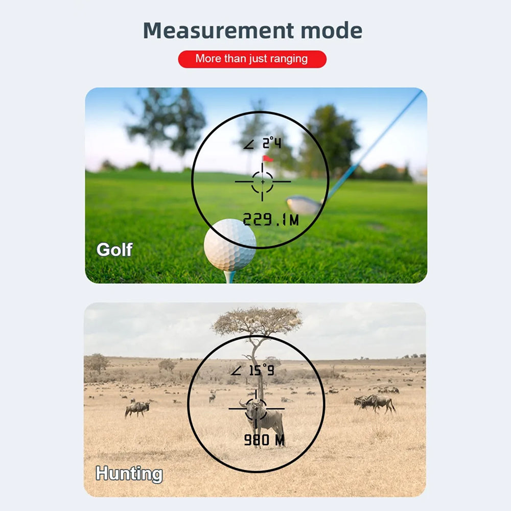 RangiMax Laser Golf Rangefinder with Slope and Vibration Lock