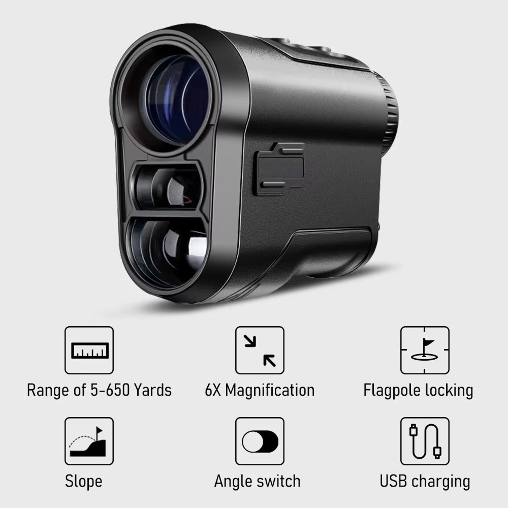 RangiMax Laser Golf Rangefinder with Slope and Vibration Lock