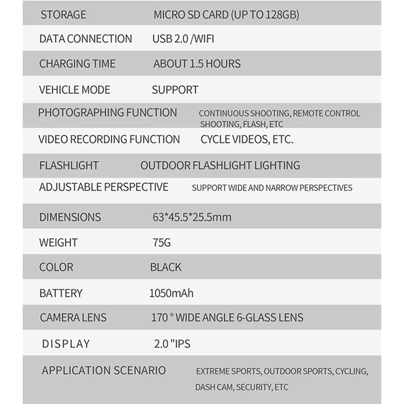 ReefiSnap 4K 60FPS Waterproof Action Camera