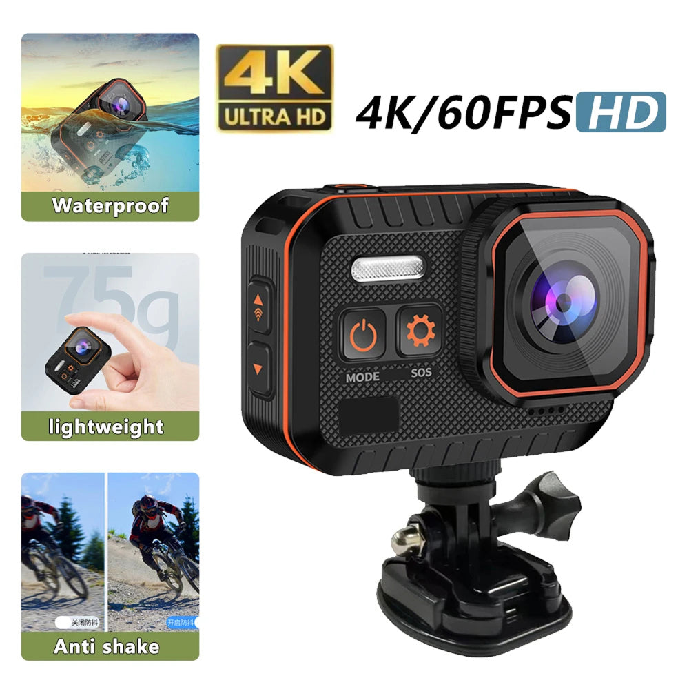 ReefiSnap 4K 60FPS Waterproof Action Camera