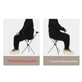 Restixi 2-in-1 Folding Walking Stick Seat for Mobility
