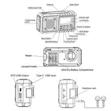 SafeNetto Hand Crank Radio | Emergency Weather Radio & Power Bank