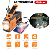 SafeNetto Hand Crank Radio | Emergency Weather Radio & Power Bank