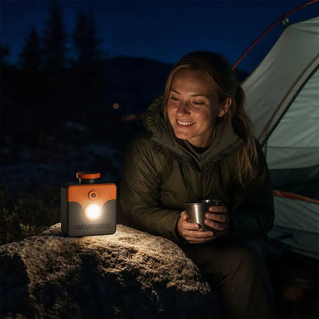 SalVynix Salt Water Lamp Emergency LED Light