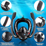 Sealenzi - Full Face Snorkel Mask For Underwater Entertainment