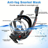 Sealenzi - Full Face Snorkel Mask For Underwater Entertainment