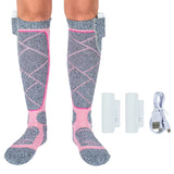SkiHeati Rechargeable Heated Ski Socks for Winter Sports & Hiking