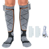SkiHeati Rechargeable Heated Ski Socks for Winter Sports & Hiking
