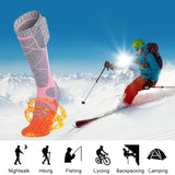 SkiHeati Rechargeable Heated Ski Socks for Winter Sports & Hiking