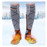 SkiHeati Rechargeable Heated Ski Socks for Winter Sports & Hiking
