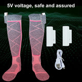 SkiHeati Rechargeable Heated Ski Socks for Winter Sports & Hiking