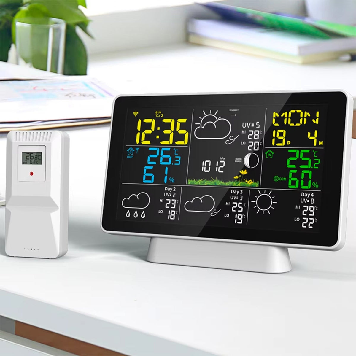 Skyrenux WiFi Outdoor Weather Station with App & Multi-Zone Sensors