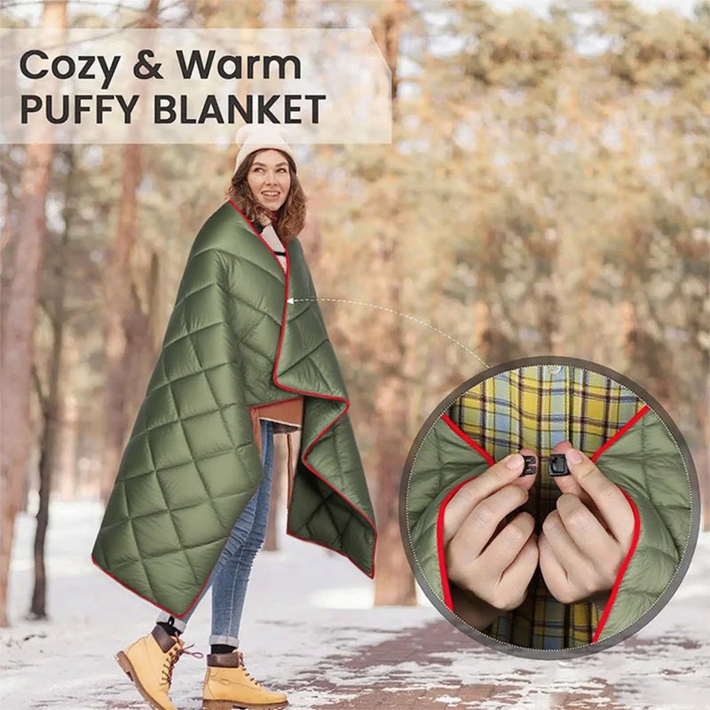 SofySidea Ultralight Packable Camping Blanket with Snaps