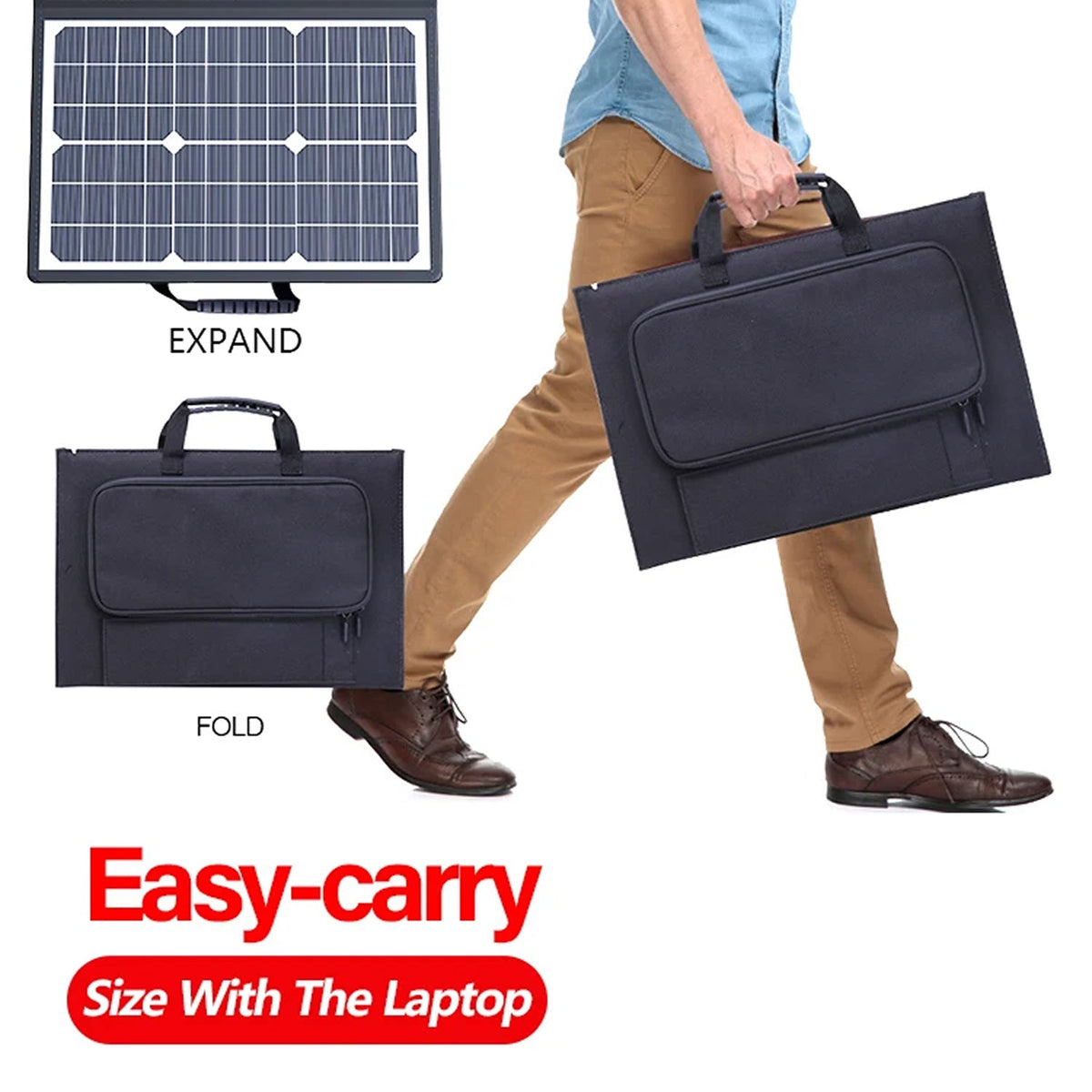 SolariFol Portable Foldable Solar Panel for UK Camping