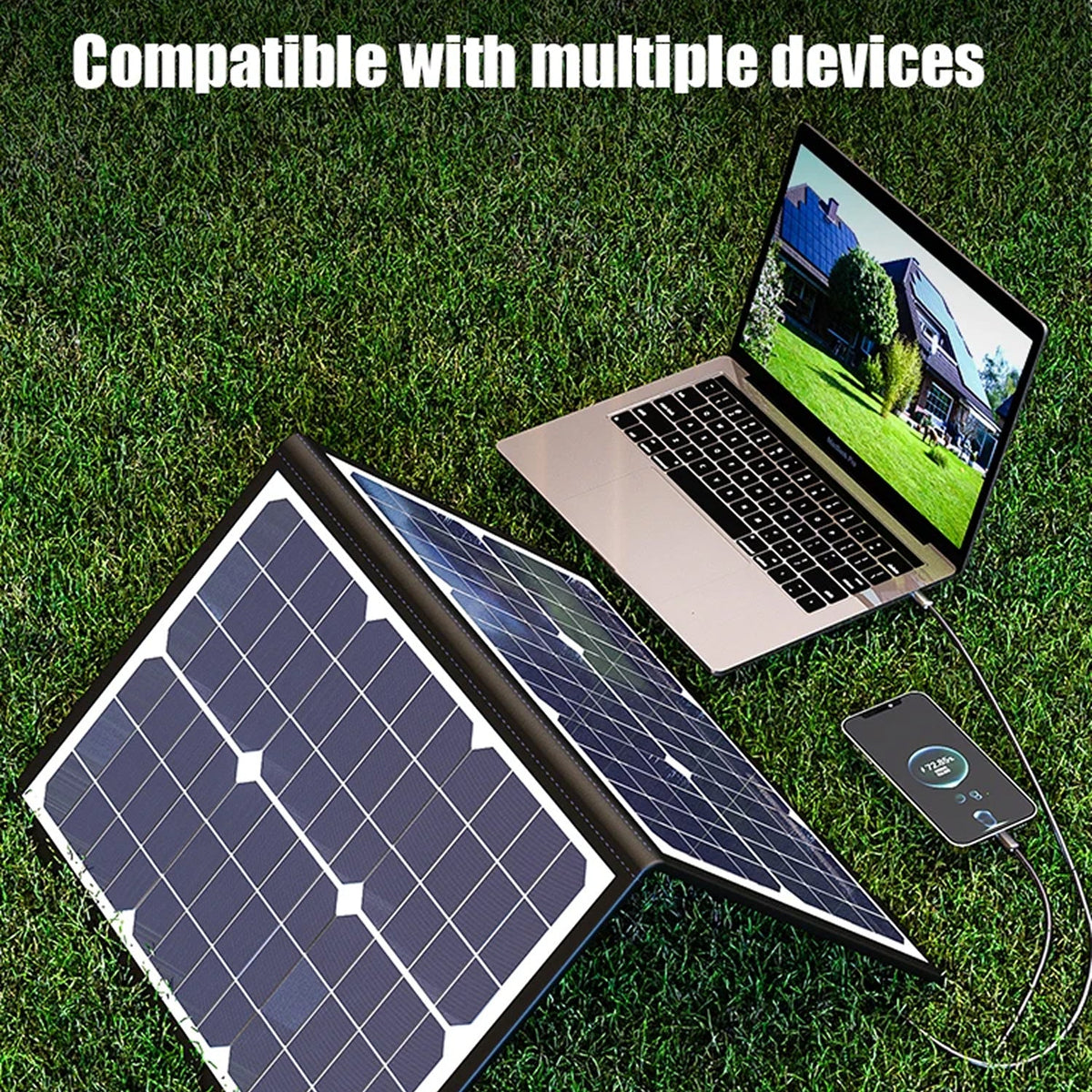 SolariFol Portable Foldable Solar Panel for UK Camping