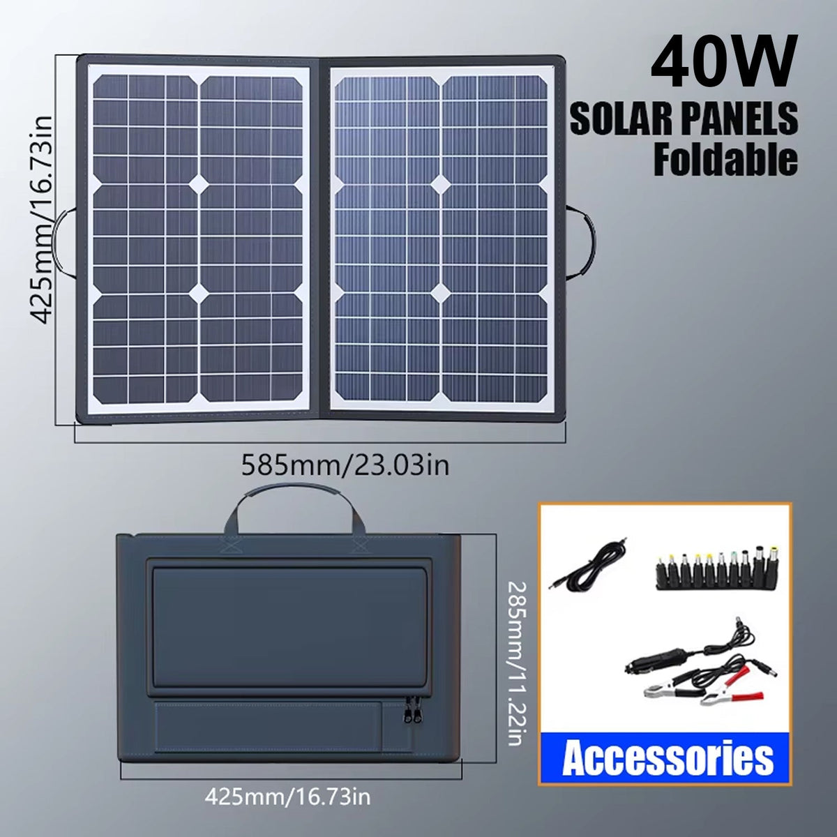 SolariFol Portable Foldable Solar Panel for UK Camping