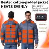 SolueMax Men's 27-Zone Heated Jacket | All-Weather Thermal Puffer