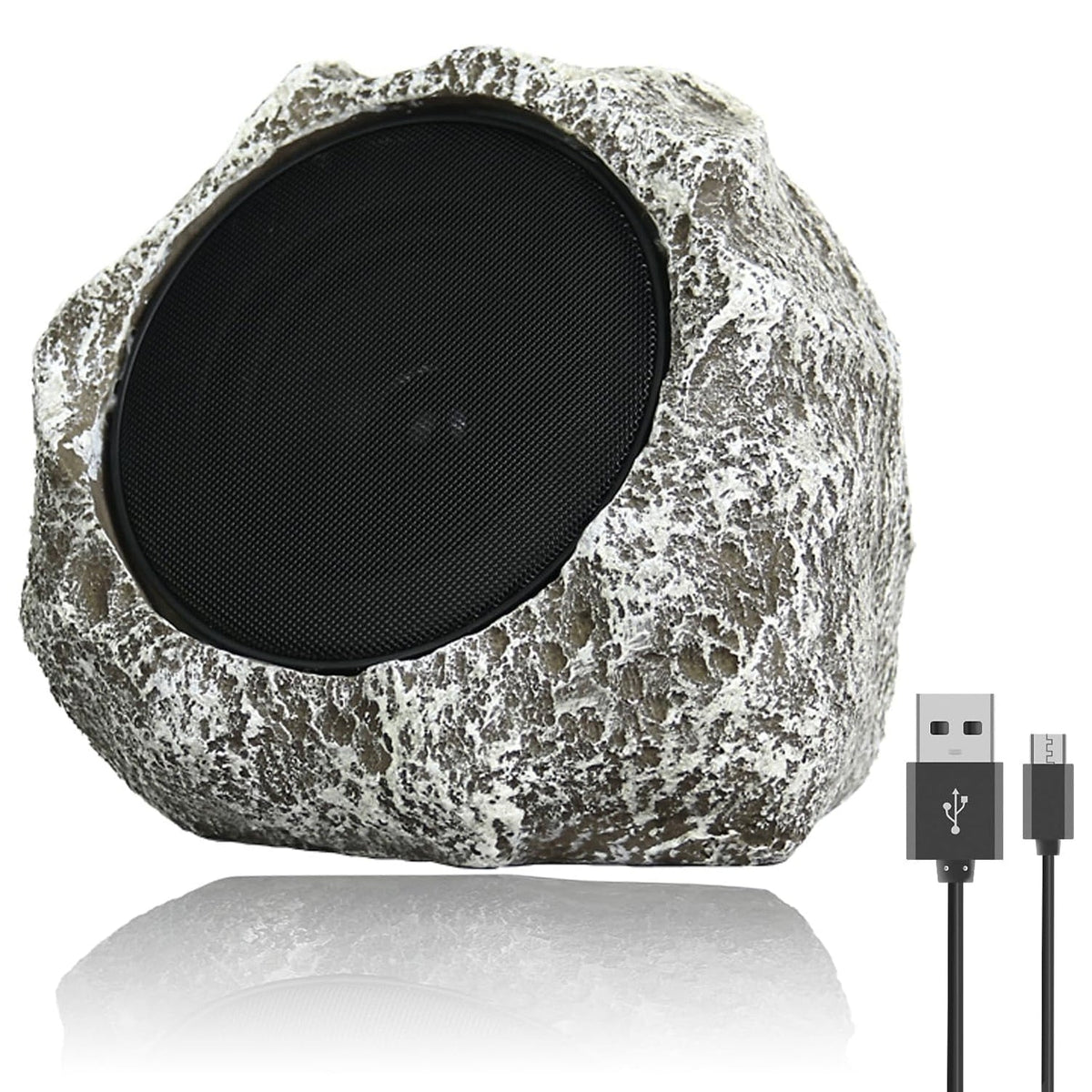 SoniiBloom Solar Powered Rock Speaker for Gardens