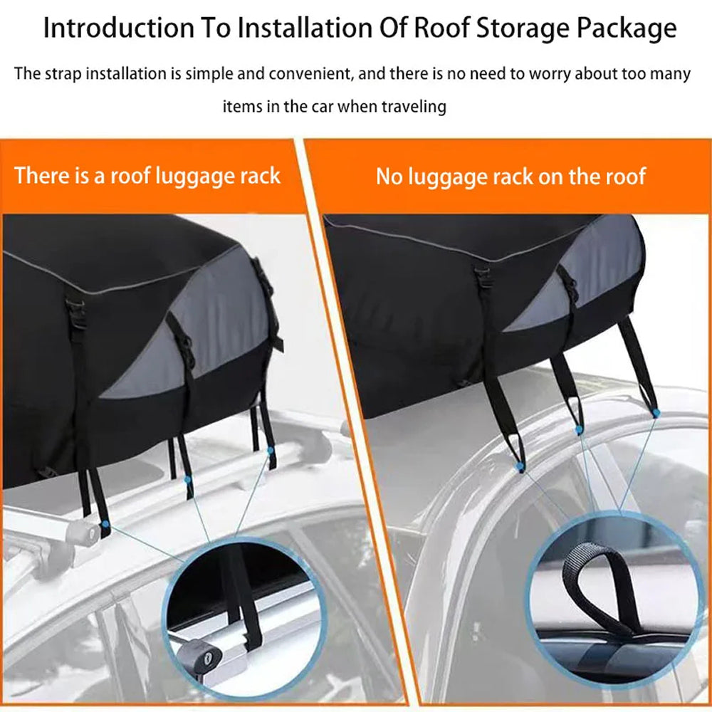 StowRaxi Waterproof Universal Car Roof Cargo Bag for Road Trips