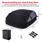 StowRaxi Waterproof Universal Car Roof Cargo Bag for Road Trips