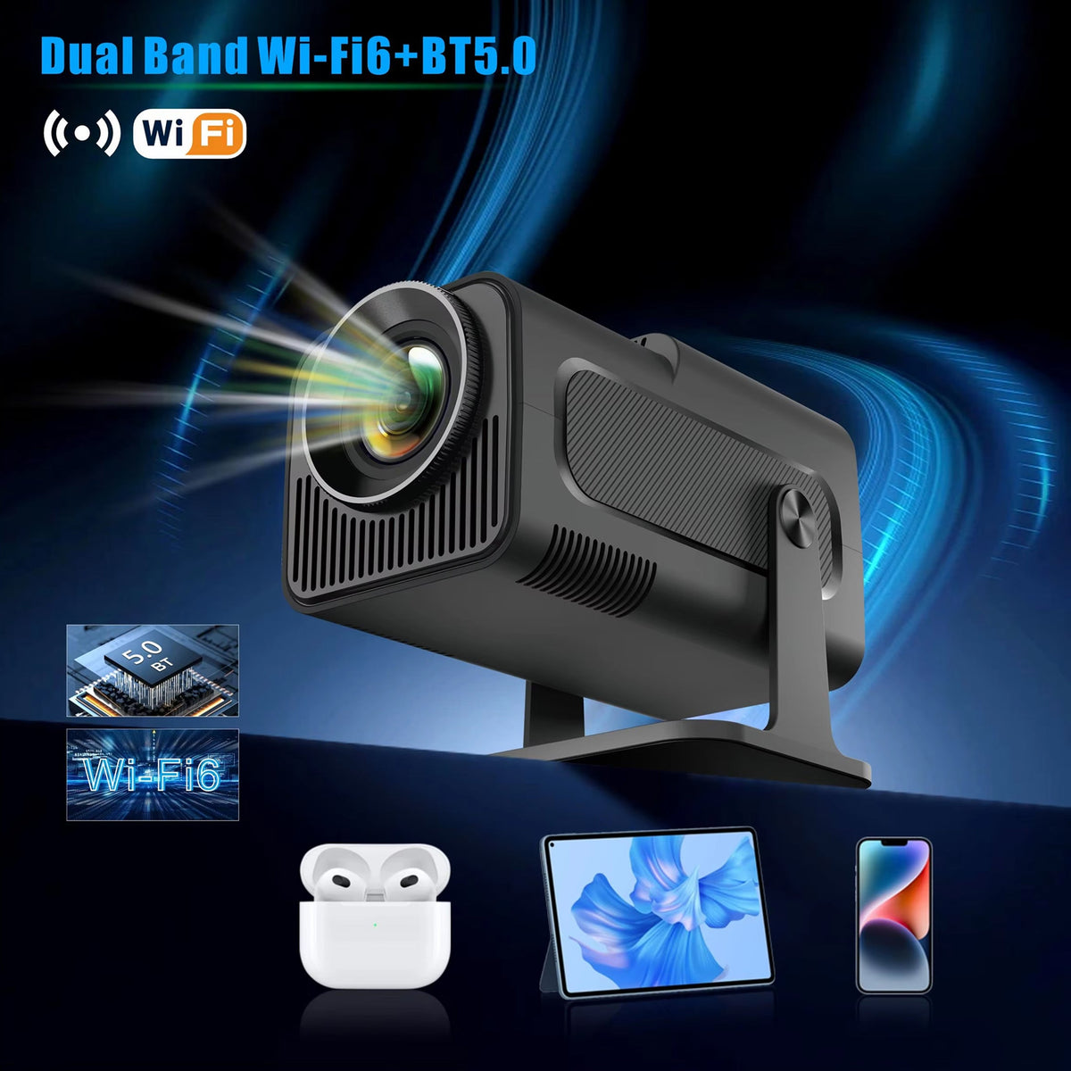 SuniiStage - 4K Projector For Outdoor Activities