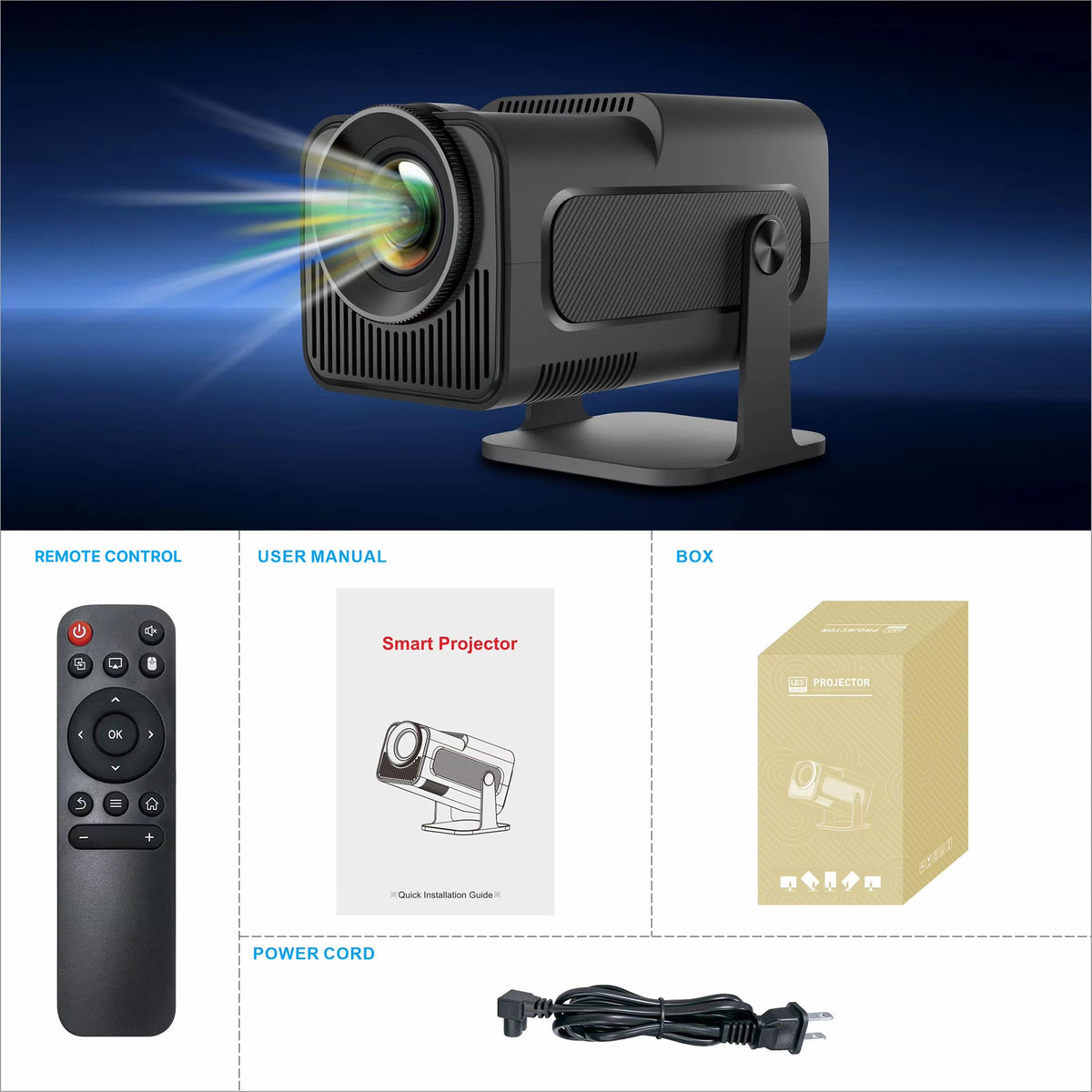 SuniiStage - 4K Projector For Outdoor Activities