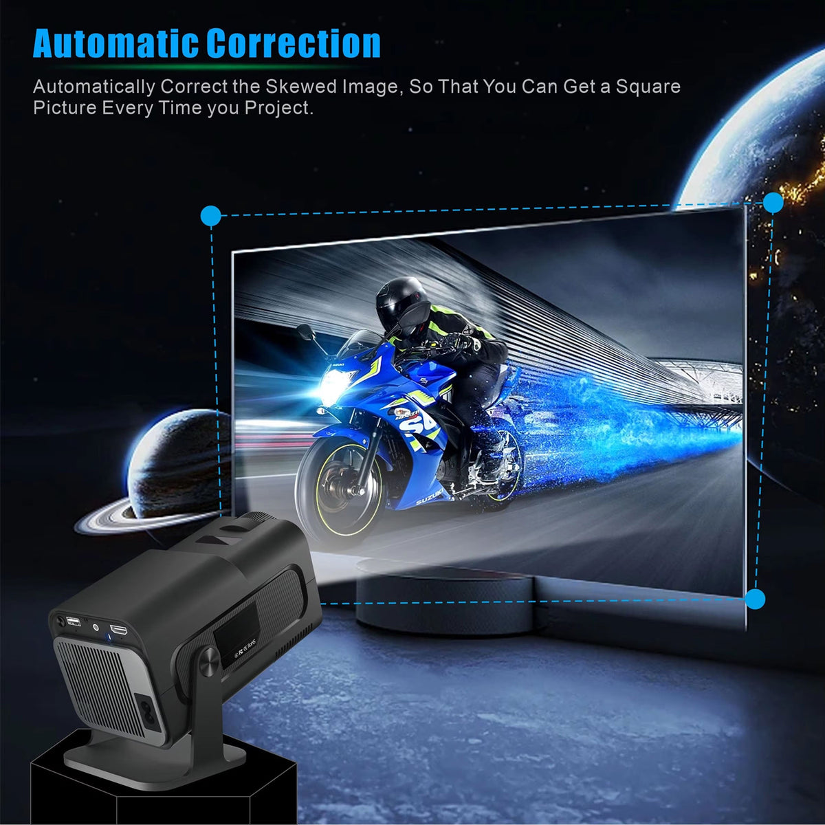 SuniiStage - 4K Projector For Outdoor Activities