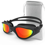 SwiGoxim Polarised Swim Goggles with 180° Panoramic Anti-Fog View
