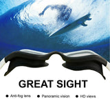 SwiGoxim Polarised Swim Goggles with 180° Panoramic Anti-Fog View