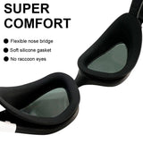SwiGoxim Polarised Swim Goggles with 180° Panoramic Anti-Fog View