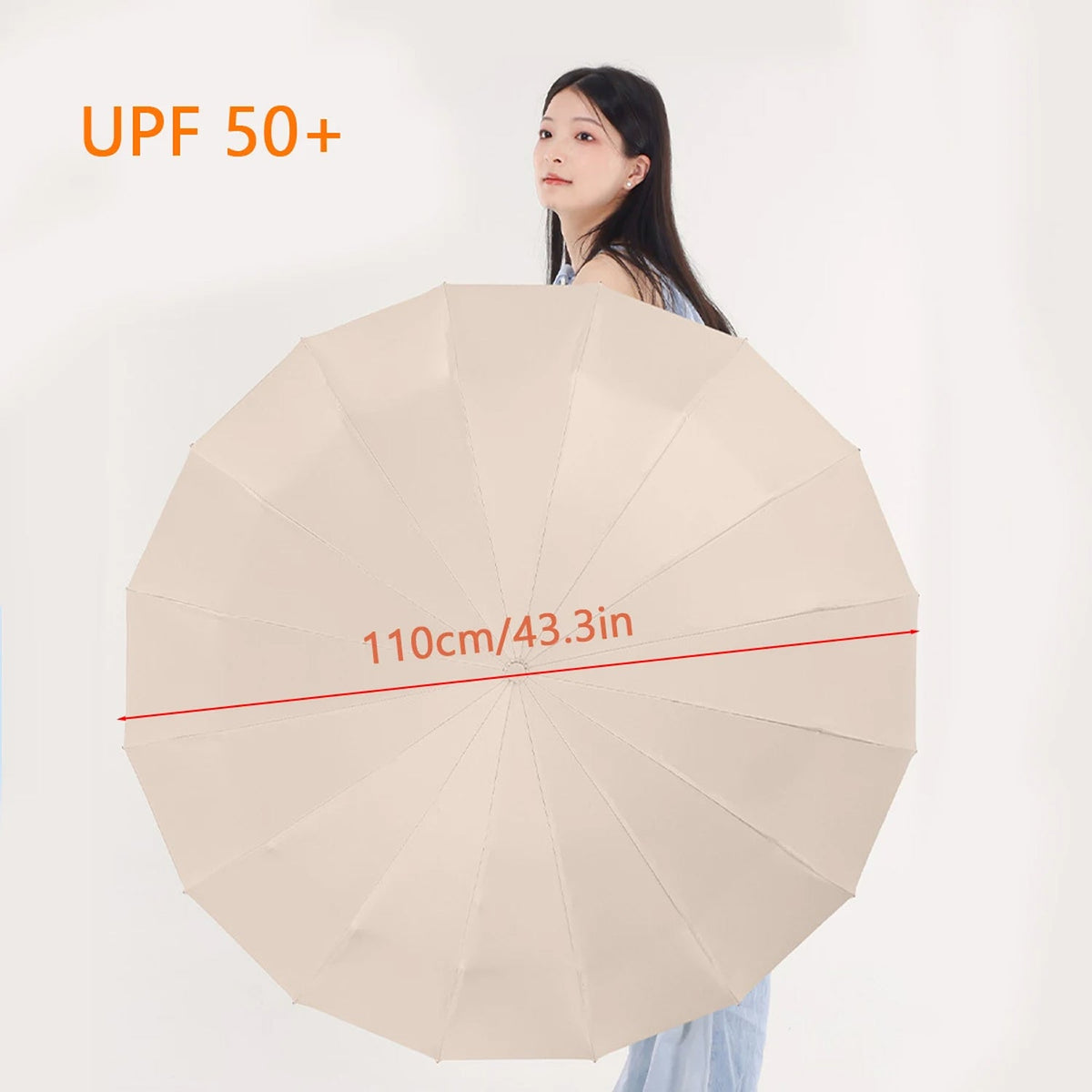 TempoEsta Windproof Storm Umbrella with 47-Inch Canopy