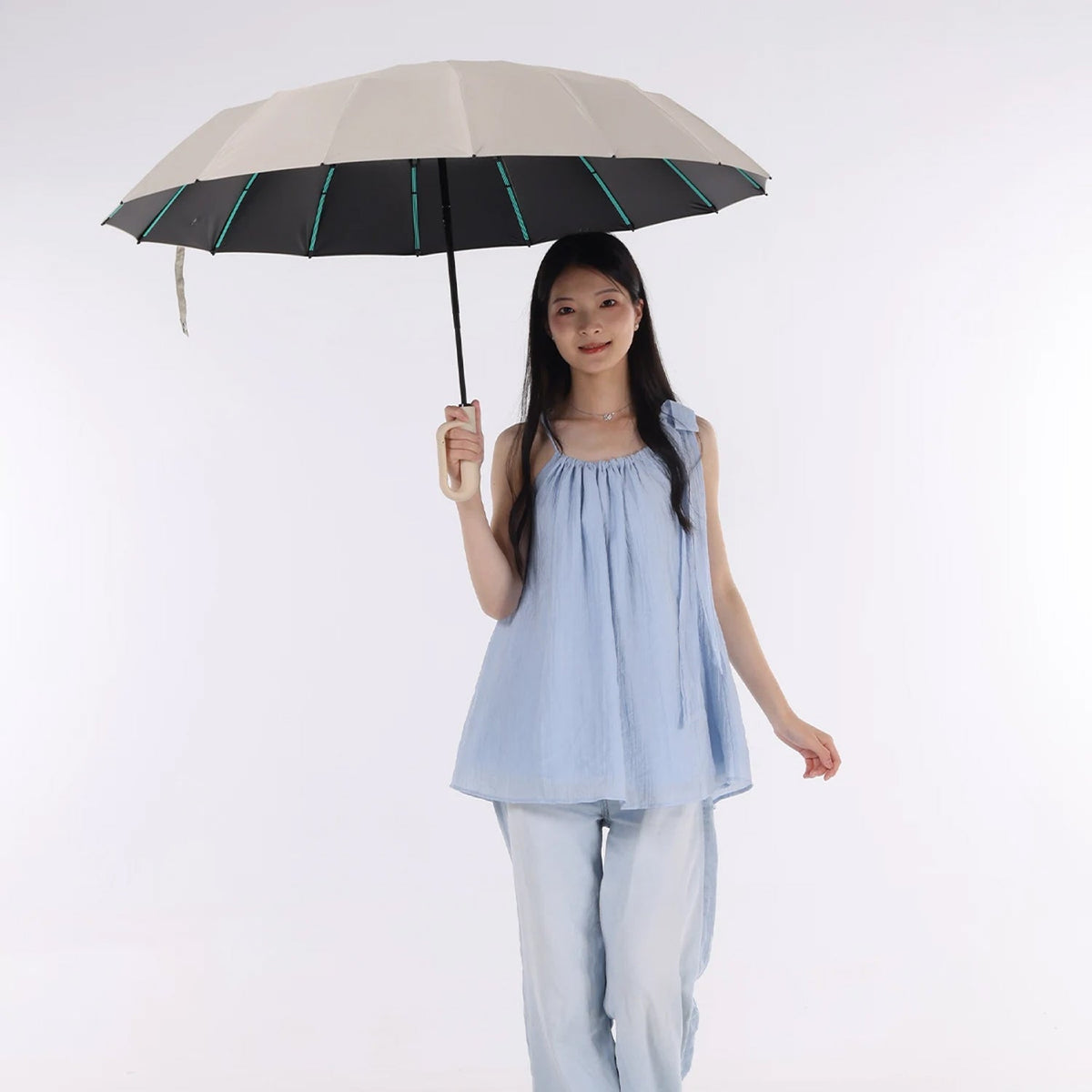 TempoEsta Windproof Storm Umbrella with 47-Inch Canopy